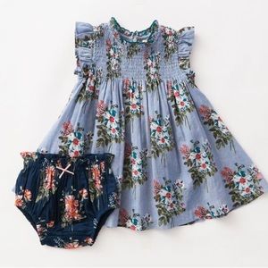 Pink Chicken 6-12M Stevie Dress Set